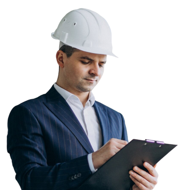 Engenheiro em ambiente industrial